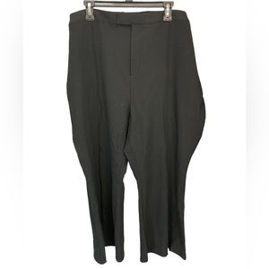 Future Collective Kahlana Barfield Brown Black Knit‎ Dress Pants 24W/26W.